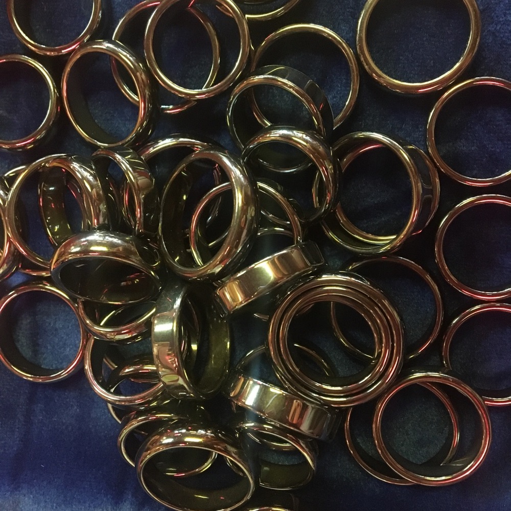 Hematite rings!